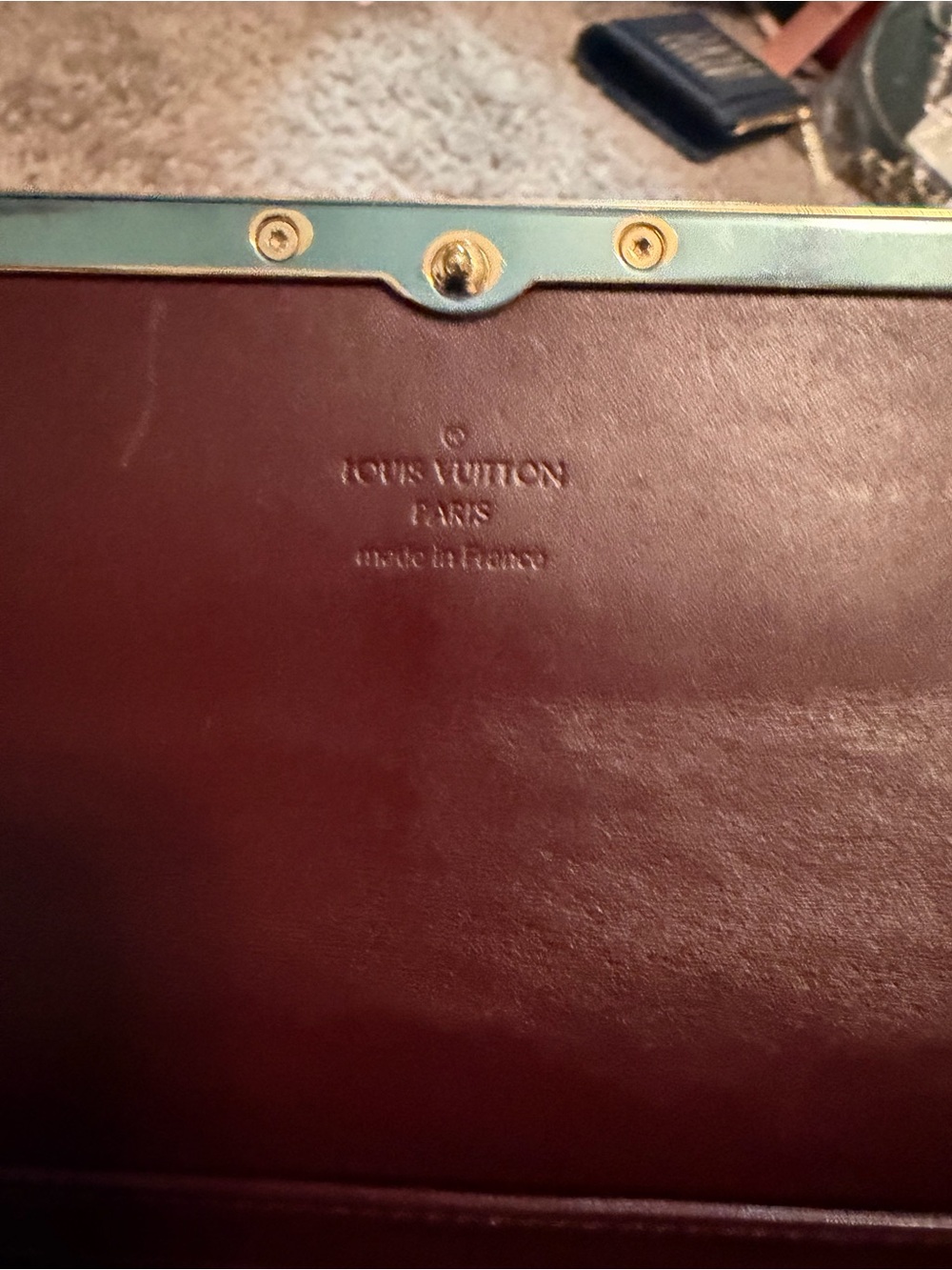 Louis Vuitton Rossmore Amarante Vernis Monogram Wallet - Picture 7 of 10